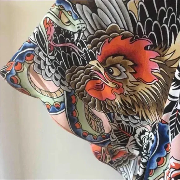 Red Valentino Abito GS7 Petal silk floral Braid Collar rrovpad65sjb/gs7 dress - Picture 3 of 11